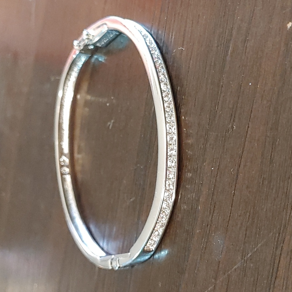 Swarovski Silver Bracelet with Clear Crystals